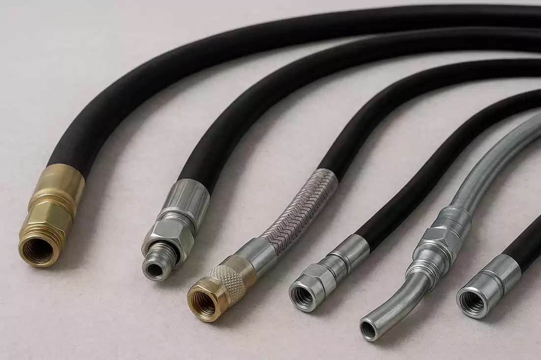 انواع شلنگ گریس پمپ در خطوط صنعتی