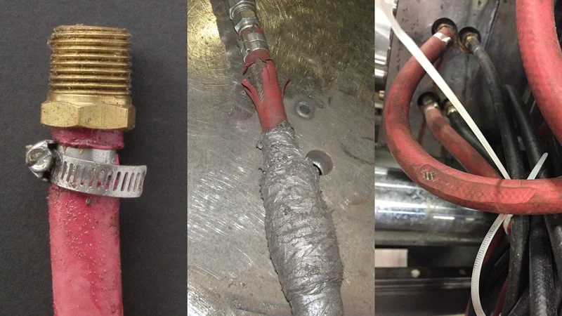 مشکلات شلنگ باد در برابر تغییرات دمایی شدید