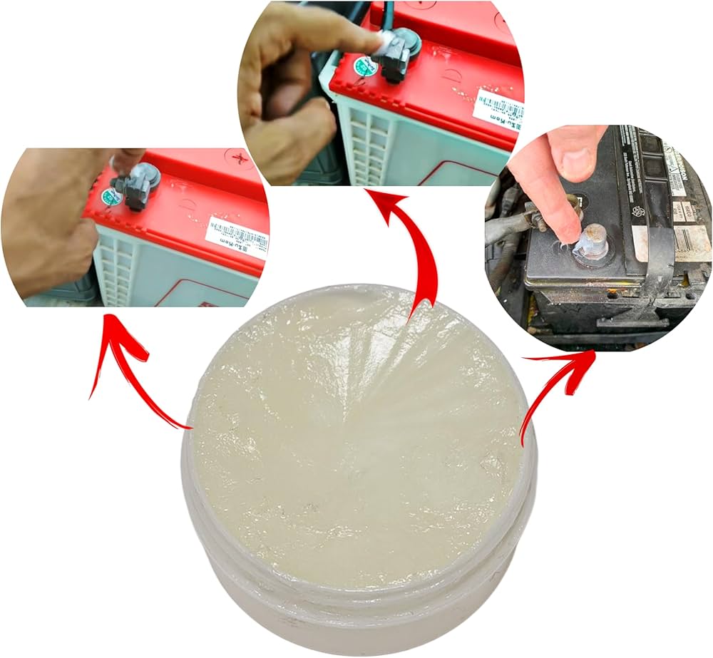 استفاده از گریس یا محافظ پایانه باتری بعد تعوبض ان